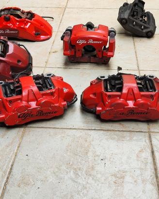 impianto frenante Alfa Romeo Giulia e gruppo VOLKS