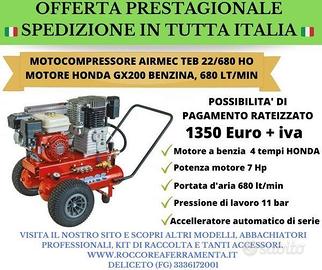 MOTOCOMPRESSORE AIRMEC TEB 22/680 HONDA.