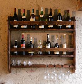 Cantinetta rustica da parete 
