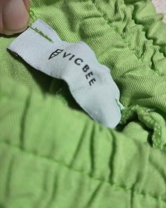 Pantaloni Donna Verde Mela Taglia Unica