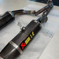 Sistema di scarico completo Akrapovic in carbonio