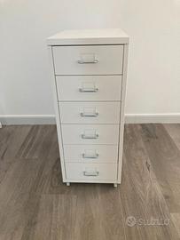 Cassettiera Ikea Helmer nuova bianca 6 cassetti
