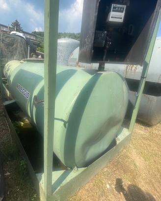 Cisterna gasolio 3000 litri con certificato e ce