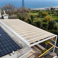 tenda da sole avvolgibile manuale 