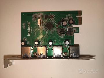 Scheda Pci-e Usb3 4 porte