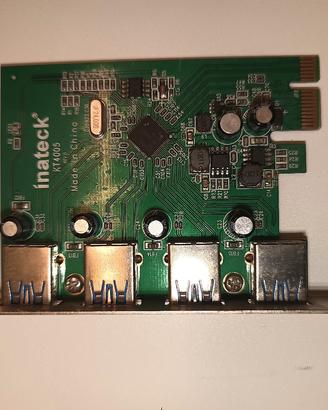 Scheda Pci-e Usb3 4 porte