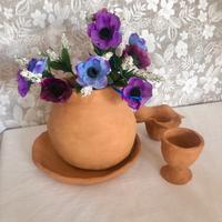 Vasi e ciottoli da arredamento