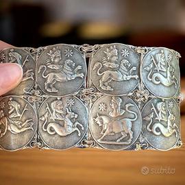 Antica polsiera iraniana Re Sassanidi anni 40 50