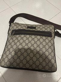 Tracolla Gucci Originale GG Supreme Messanger 