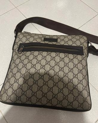 Tracolla Gucci Originale GG Supreme Messanger 