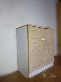 Mobiletto scarpiera avorio