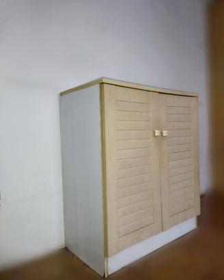Mobiletto scarpiera avorio