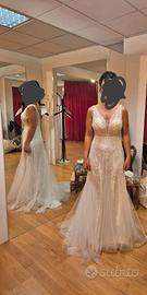 vestito da sposa, mezza sirena