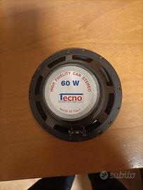 Altoparlante Tecno 60 w per auto