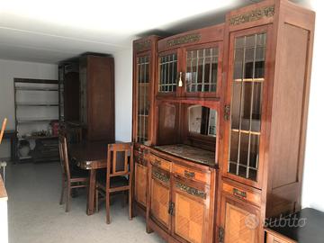 Sala da pranzo completa stile Art Noveau/Liberty