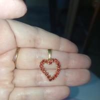 cuore con gemme oro 18kt 750
