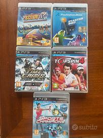 Giochi Ps3 pacchetto famiglia e move