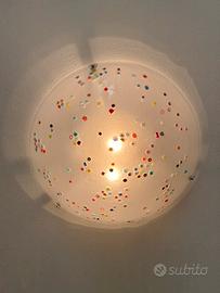 Due Plafoniere in vetro di Murano