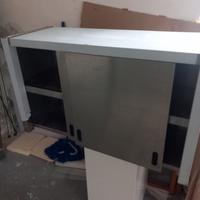 armadietto inox 100xh60xP40