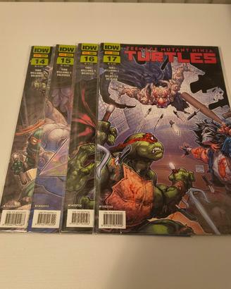 Fumetti Teenager Mutant Ninja Turtles 14-17 