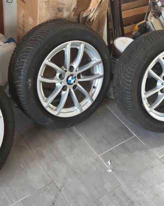 CERCHI E GOMME BMW 16" SERIE 1 ORIGINALI 