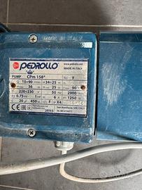 Pompa elettrica pedrollo autoclave