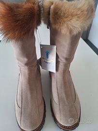 Stivaletti in pelle donna tg 38 nuovi
