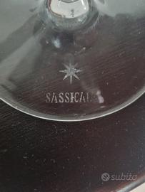 4 bicchieri e decanter originali Sassicaia