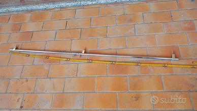 Asta da cucina in acciaio cromato per sostegno agg