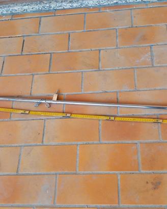 Asta da cucina in acciaio cromato per sostegno agg