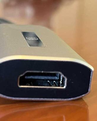 Adattatore USB C a HDMI 8K@60Hz, Tb 3, 4K@120 Hz