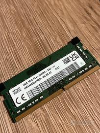RAM SK hynix 16GB DDR4 3200MHz SO-DIMM ￼notebook