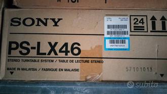 giradischi sony PS LX46  			