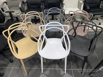 Sedia intrecciata in polipropilene