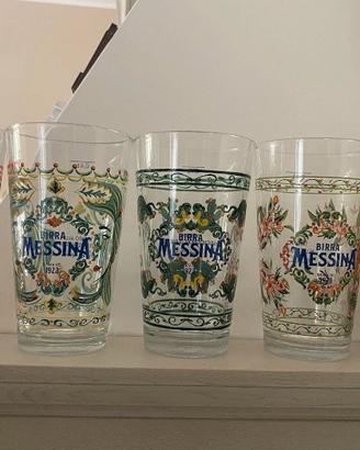 Bicchieri birra messina cristalli di sale 400 ml