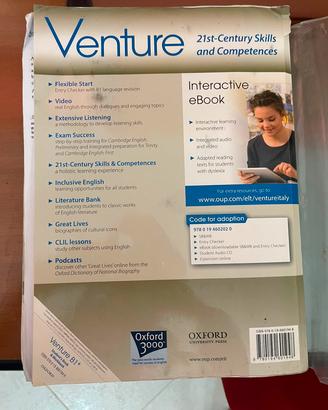 libro venture per esame inglese B1