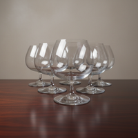 6 Calici Baccarat, Medium Brandy Glass Perfection