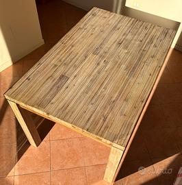 Scrivania in legno 140x90