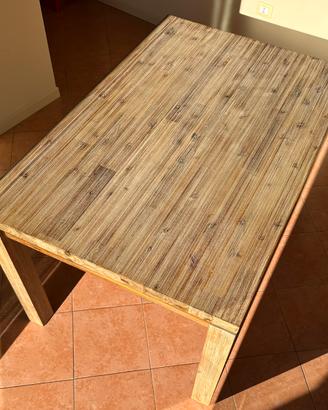 Scrivania in legno 140x90