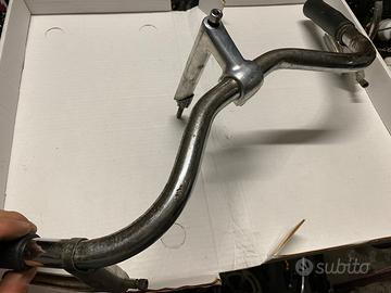 Manubrio bici da strada anni '60, leve freno, pipa