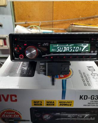 autoradio cd-mp3-jvc con presa aux (nuovo)