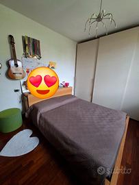 Letto matrimoniale malm ikea con comodini