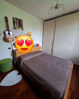 Letto matrimoniale malm ikea con comodini
