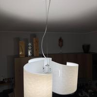 Lampadario sospeso moderno Joyce in vetro