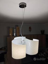 Lampadario sospeso moderno Joyce in vetro
