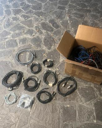 Cavi audio, XLR, canon, jack, rca