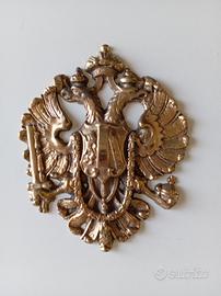 Fregio aquila bicipite Impero Austro-Ungarico KuK