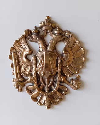 Fregio aquila bicipite Impero Austro-Ungarico KuK