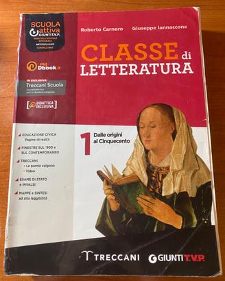 Libro Classe di letteratura 1