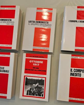 LOTTA COMUNISTA- Lotto 6 volumi 